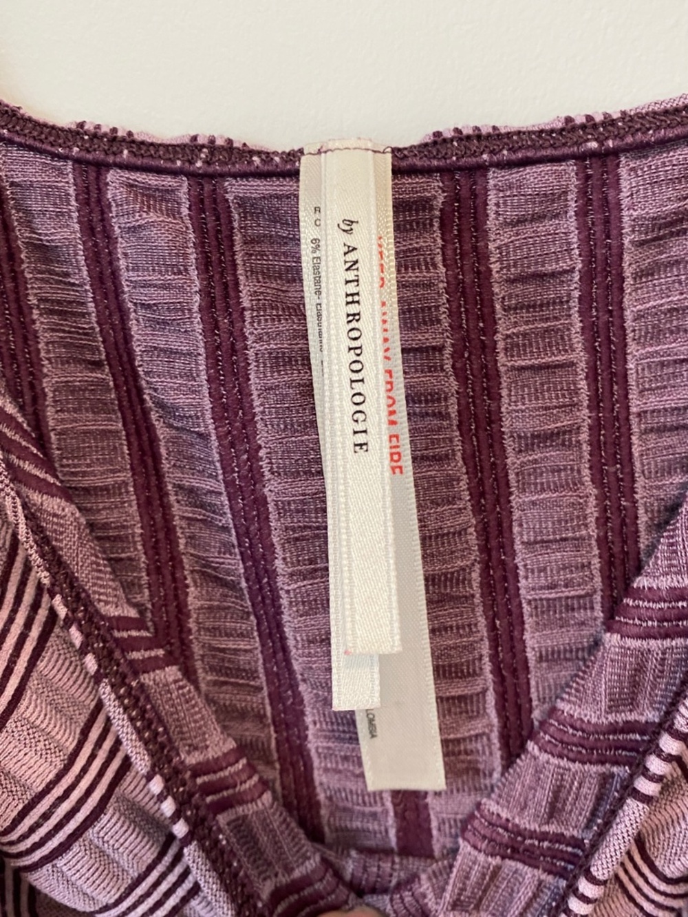 Anthropologie Cropped Tank - Purple - L/XL - Picture 4 of 7